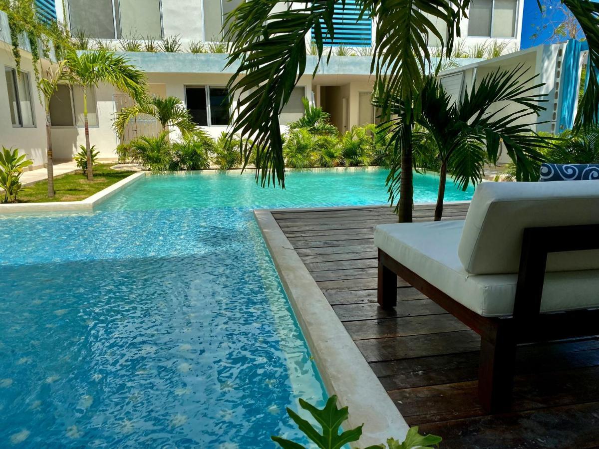Rosa Azul Tulum Aparthotel Exterior foto