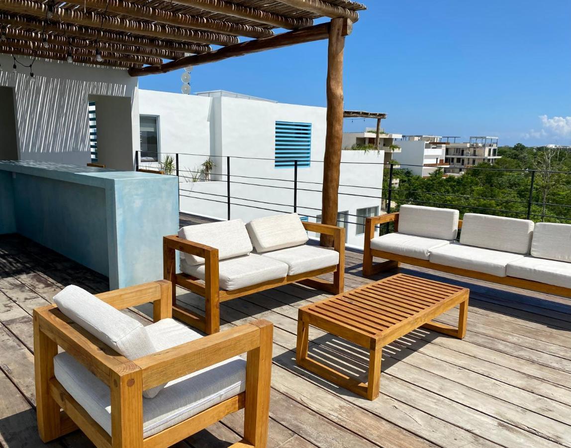 Rosa Azul Tulum Aparthotel Exterior foto