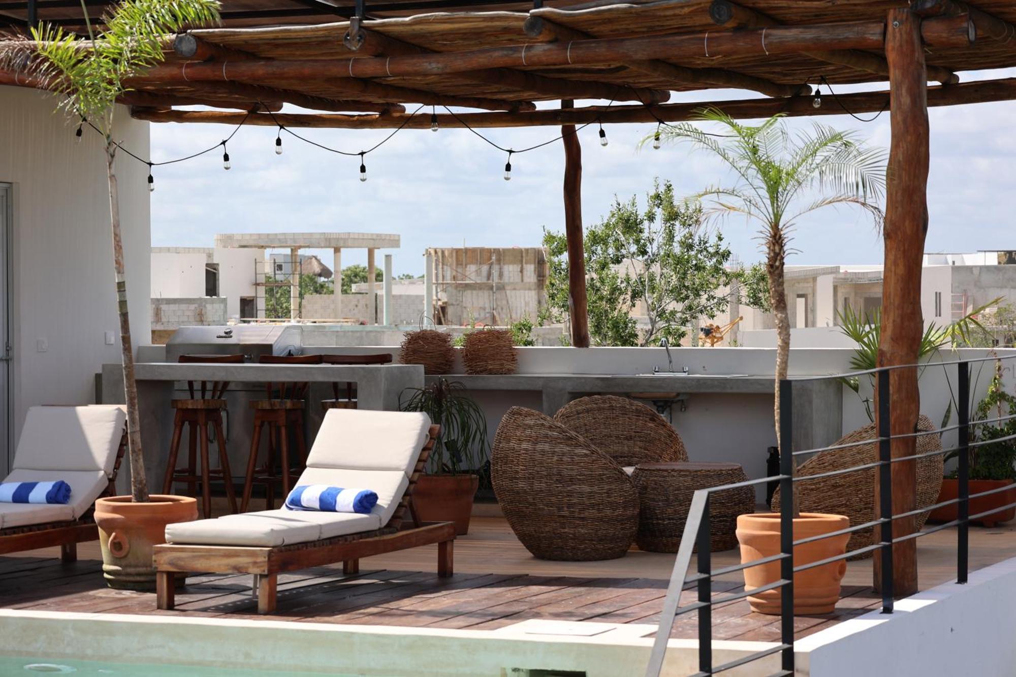 Rosa Azul Tulum Aparthotel Cameră foto